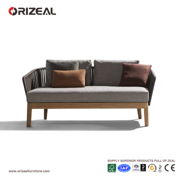 Outdoor Teak Wooden Sofa with Cord OZ-OR078